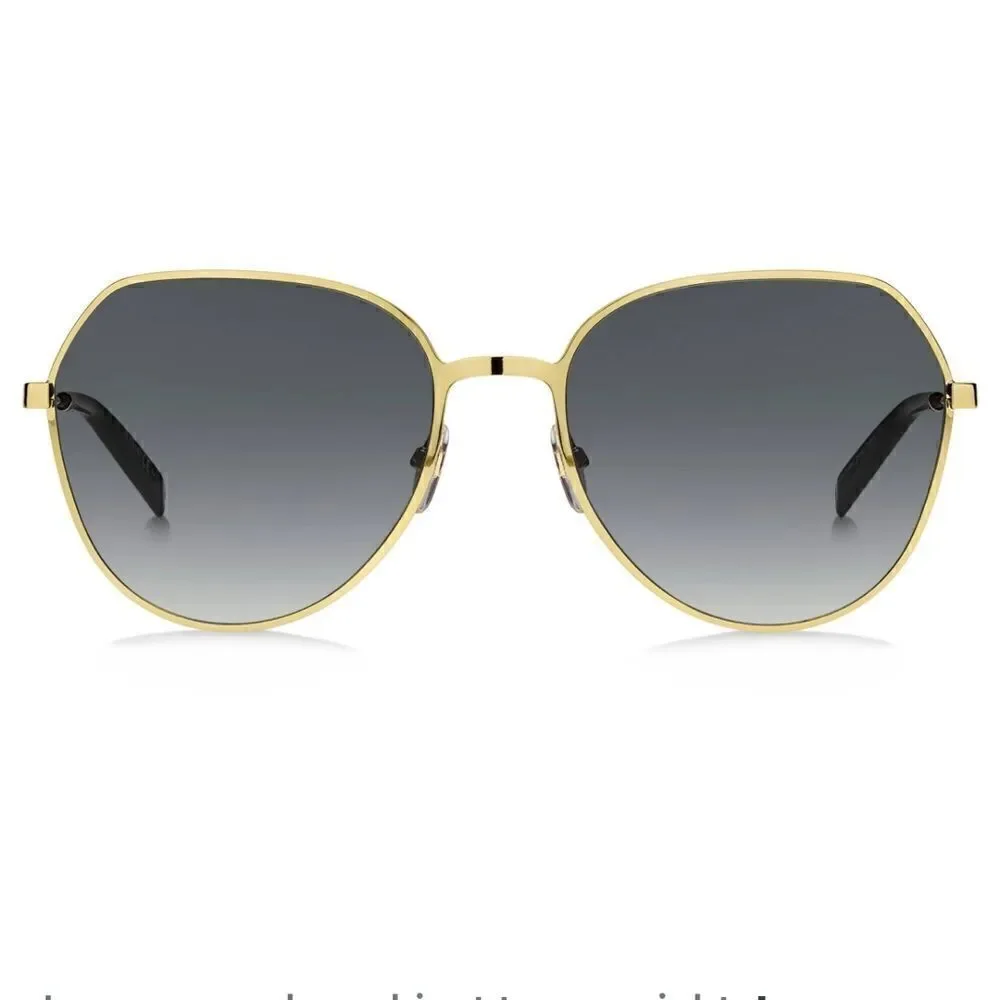 GIVENCHY GV 7171/G/S J5G9O Gold/Dark Gray Gradient Sunglasses 63mm $525